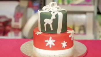 Confection d'un gâteau de Noël !