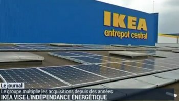 Quand les entreprises montrent la voie : IKEA vise l'indépendance énergétique.
Deux milliards de dollars vont ainsi être investis pour qu'en 2020, l'objectif d'être alimenté à 100 % par des énergies renouvelables soit atteint.