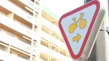 panneau cyclistes
