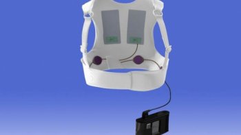  Un gilet défibrillateur