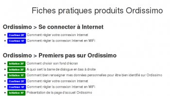 mode d'emploi d'Ordissimo