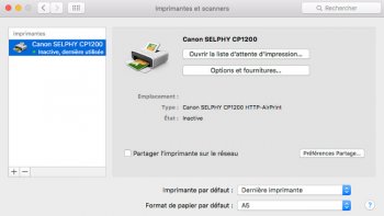  Configuration à partir d'un ordinateur Apple Macintosh
