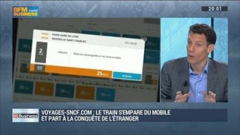 Franck Gervais, directeur général du site en ligne voyage-sncf.com estime que la SNCF est le site leader en France de vente en ligne, en 2014, c'est près de 78 millions de billets vendus pour 4,2 milliards d'euros de chiffres d'affaires, le groupe français veut désormais miser sur l'international pour continuer son développement.