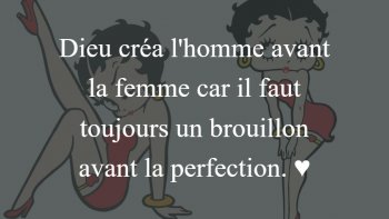 Que feraient vos conjoints dans la même cas ...
je pense que certains seraient plus "sympas" 