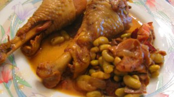 un bon poulet fermier plait toujours a tout le monde, dans une sauce onctueuse et citronnée.