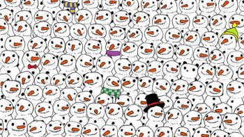 L'hiver arrive doucement...
Mais continuons de faire travailler notre vue ! Pour cela, rien de mieux que des devinettes ! Retrouvez le panda caché parmi les bonshommes de neige... Alors, facile ? Laissez votre réponse en commentaire et n'oubliez pas de partager la devinette avec vos amis.
Bonne journée à tous !