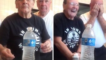 tour de magie bouteille d'eau