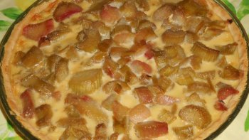 voici le temps de la rhubarbe, alors patissons une bonne tarte