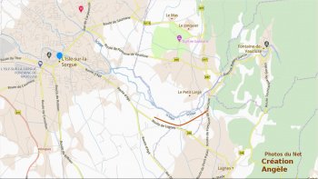 en duo avec Louisette, une promenade entre deux endroits magnifiques
(source internet)  en grand écran c'est mieux ...