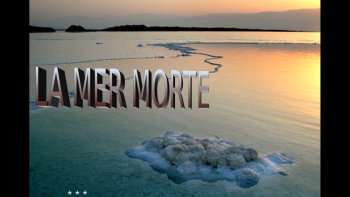 Aujourd'hui je vous propose de découvrir une région particulière : Israël. C'est une région du monde où la nature a révélé son coté "fantasque ".