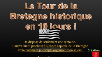 En passant par la Bretagne !!  
il m'a fallu raccourcir ce joli  diapo (source internet ) pour vous offrir une photo chaque jour...partageons ce voyage virtuel ...