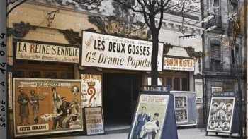 quelques photos de Paris avec l'évolution  de la photographie couleur

source internet 