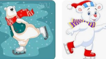 je vous propose   1 video  pour amuser grands et petits
1//... deux ours polaires font du patin à glace tous les deux ! Épique !!

ensuite 1 video tendresse...
