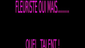 Une fleuriste "artiste " qui nous propose une autre façon de  presenter les fleurs...beaucoup de tendresse  ...