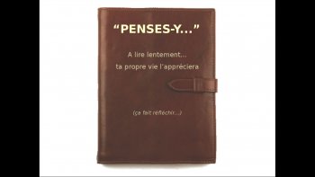 Une  suite de réflexions ,méditatives, sur notre vie
qui passe vite, et la nécessité d'agir au présent,
tant qu'il en est encore temps