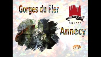 Les gorges du Fier sont classées parmi les curiosités des Alpes. Le Fier, rivière de Haute-Savoie, prend sa source auprès du Mont Charvin,
et se jette dans le Rhône.