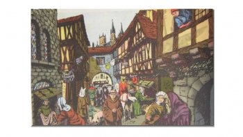 Remontons le temps  pour une petite leçon d'histoire... pas marrant la vie au Moyen Âge....