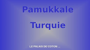 Je vous propose de découvrir un site étonnant et majestueux.
La nature se charge de créer, de sculpter,  de dessiner un "paradis blanc ".
