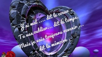 Une pensée, pour tous ceux qui se souviennent....dans les larmes,  des proches disparus, des victimes d'attentats,...tsunamis.....ect
Disparus à nos yeux....ils continuent  de vivre dans nos coeurs qui se souviennent....à jamais