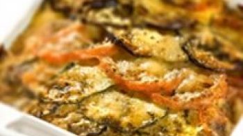 chef minou revient de plus belle avec cette succulente recette le TIAN DE LÉGUMES AU CHÉVRE !