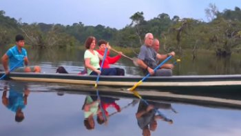  Incursion  dans la jungle amazonienne 
la vie est partout...du plus petit au plus grand ...elle est simple sans artifice..elle abonde de couleurs  ,de senteurs  et de la musique des oiseaux .laissons les vivre heureux


