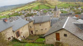 Château médiéval ,Aveyron.