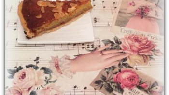 Spécialité Anglaise. Délicieuse tarte à base de confiture et d'amandes, un véritable délice, à refaire donc.