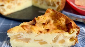 Un flan très fondant, sans beurre, sans huile et sans glutien !