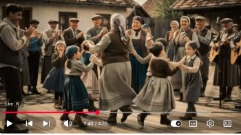 Tumbabalaika fait partie du folklore yiddish. Cela nous permet de visionner une vidéo merveilleusement joyeuse d'un mariage juif en 1920.
En la regardant, je n'ai pas pu m'empêcher de penser au sort de ces personnes 19 ans après et même avant en Allemagne... 