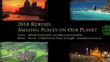 Le confinement physique n'empêchera pas la "liberté de penser" et de rêver. 
Un beau voyage virtuel autour du monde. Dieu qu'elle est vaste cette Planète !!!!