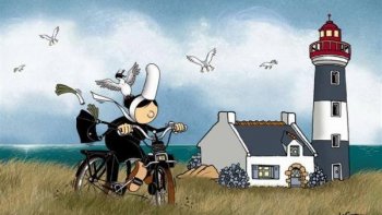 En bretagne il y a des conteurs  qui ont le sens de l'humour  et je vous propose un petit poême où se mèlent l'humour , un brin d'érotisme... et de tendresse !! !et un grand coucou à mes amis bretons  et la famille à Langast ...pas de musique ... imaginez   le son des binious et zou