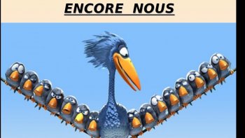 les revoilà, nos becs affûtés, intarissables bavards.......
EN COMPLICITÉ AVEC DORIS.