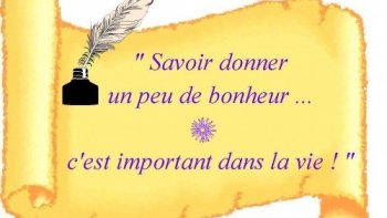 les plus simples cadeaux  sont les plus beaux  lorsqu'ils viennent du coeur...