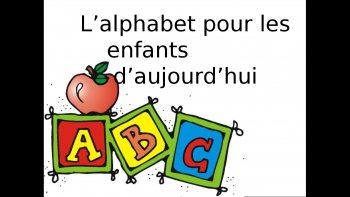 une évolution, 'une concentration' : les nouvelles technologies avec des tablettes, au lieu des ardoises....