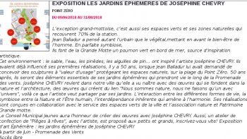 pour les 50 ans de la GM Joséphine Chevry est revenue pour creer les jardins ephémères juste sous mes fenêtres!!!!