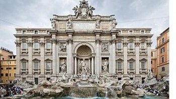 Un  petit  voyage  en Italie ,,à la découverte  d'une STAR '  La fontaine de TRÉVI  
rendue célèbre au cinéma dans le film( la dolce vita )