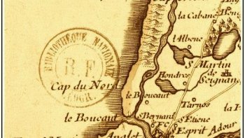 Notre ordissinaute Pierre le montois nous présentait dans un précédent article le fleuve de l'Adour. Il a donc décidé de nous joindre une carte pour compléter l'histoire du fleuve.