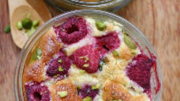 FONDANT aux Amandes et Framboises