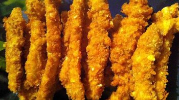 Une autre manière de manger le poulet. 