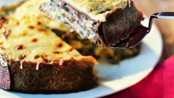 Réalisé avec des Galettes de sarrazin et béchamel maison. Super délicieux.