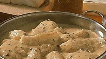 la lotte, un poisson fin, vite préparé et raffiné.