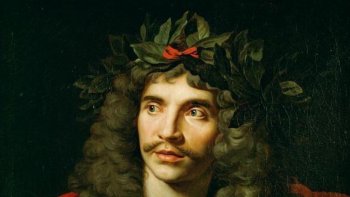 Expressions et locutions latines, utilisées en langage français courant
On dit la langue de Molière ce qui explique mon choix pour  son portrait.