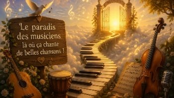 "Dans ce paradis des musiciens, 
  on ne joue pas seulement des notes....
  on partage des instants de vie,
  des éclats de joie, des frissons infinis....