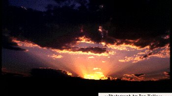 " Le soleil couchant est un artiste de génie"-