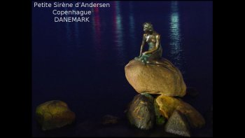 Survolons ensemble quelques  villes du monde...
 dans la douceur des lumières de la nuit  tout  paraît   serein ...  ,
Les lueurs magnifient   les sites  ,et nous invitent à rêver .....de voyages ...