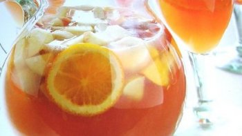 voici une recette facile à préparer la SANGRIA Blanche.