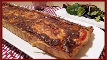 Voici la recette d'une tarte salé qui donne bien envie de se mettre aux fourneaux !