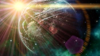 L'UNIVERS envoie CORONA en mission de sauvetage...de la terre. Pour l'obliger à réfléchir... par la peur, et changer... ses comportements.
C'est un dialogue imaginaire de Nana (l'art d'être soi)