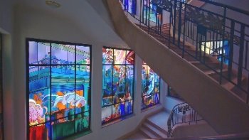 Hommage à Louis Majorelle    ...Vitraux des aciéries de Longwy